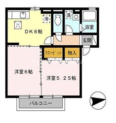 コンフォールの物件間取画像